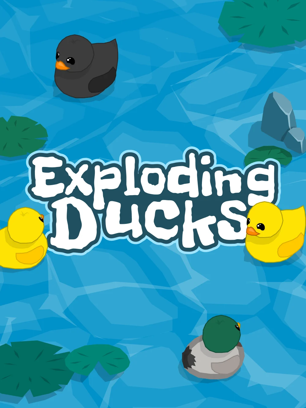 Juego divertido de patos explosivos con estilo arcade